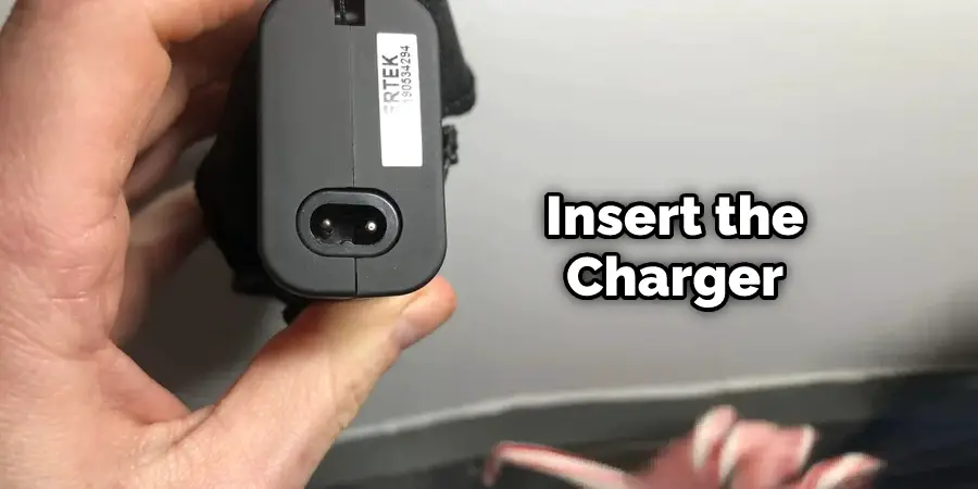 Insert the Charger