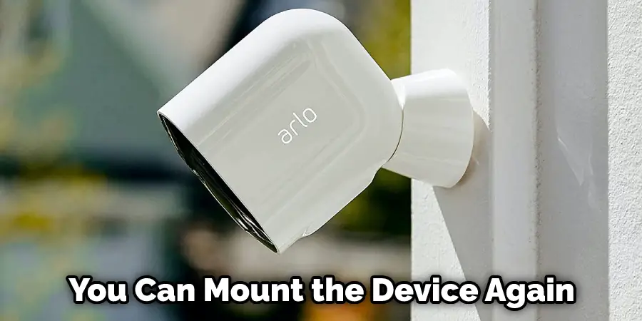 You Can Mount the Device Again