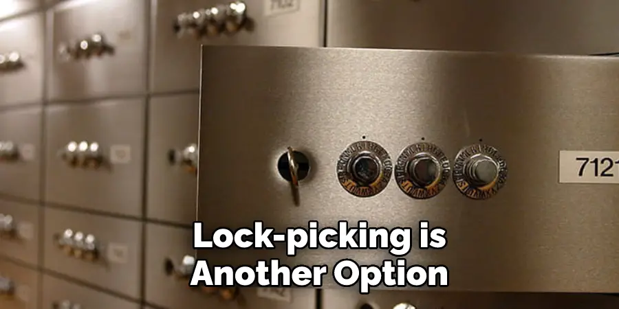 Lock-picking is Another Option 