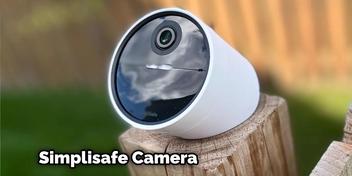 blinking blue light simplisafe camera