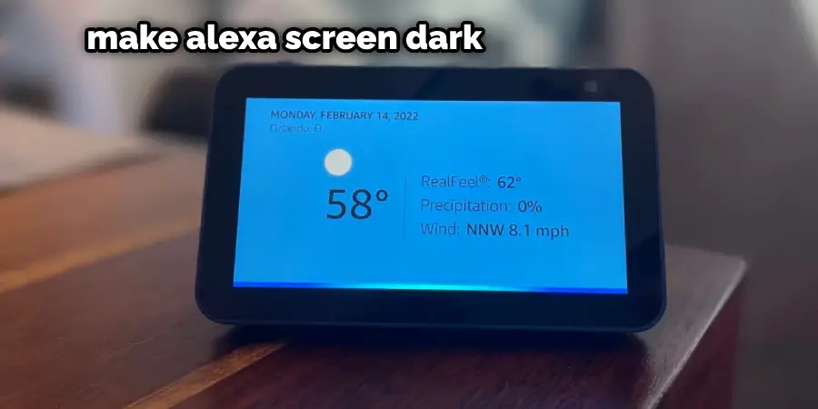 How to Make Alexa Screen Dark at Night