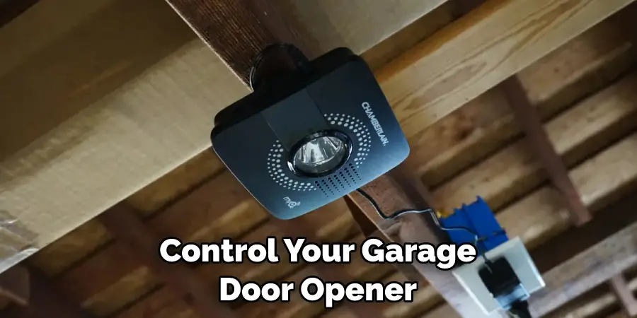 Control Your Garage Door Opener