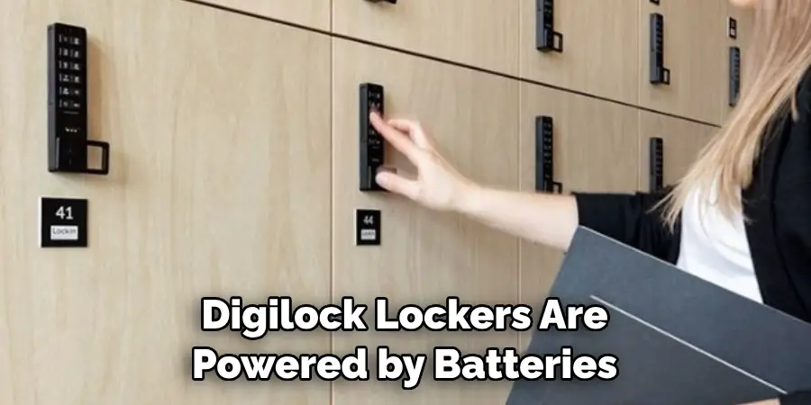 Digilock Lockers Are Powered by Batteries