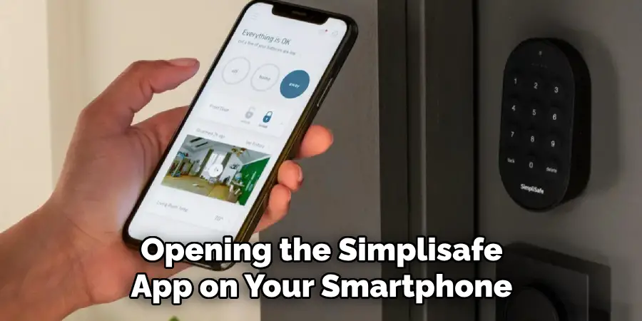 Opening the Simplisafe App on Your Smartphone