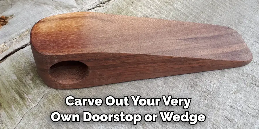 Carve Out Your Very Own Doorstop or Wedge