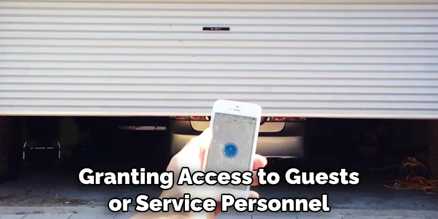 Granting Access to Guests or Service Personnel