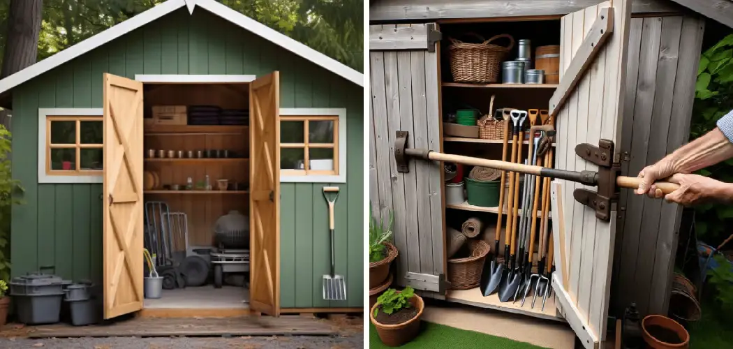 How to Keep Shed Door Open