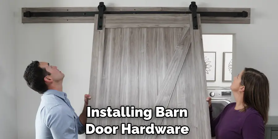 Installing Barn Door Hardware
