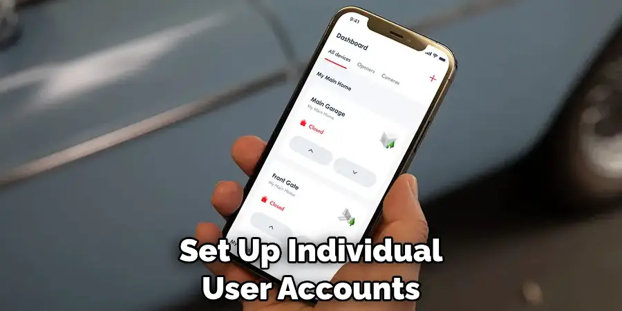 Set Up Individual User Accounts