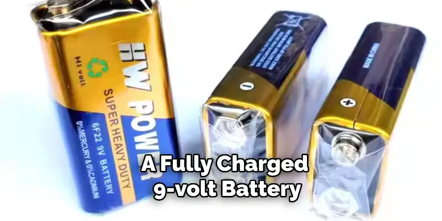 A Fully Charged 9-volt Battery