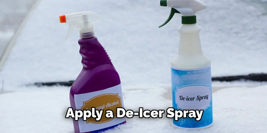 Apply a De-icer Spray