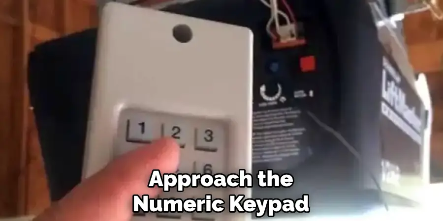 Approach the Numeric Keypad