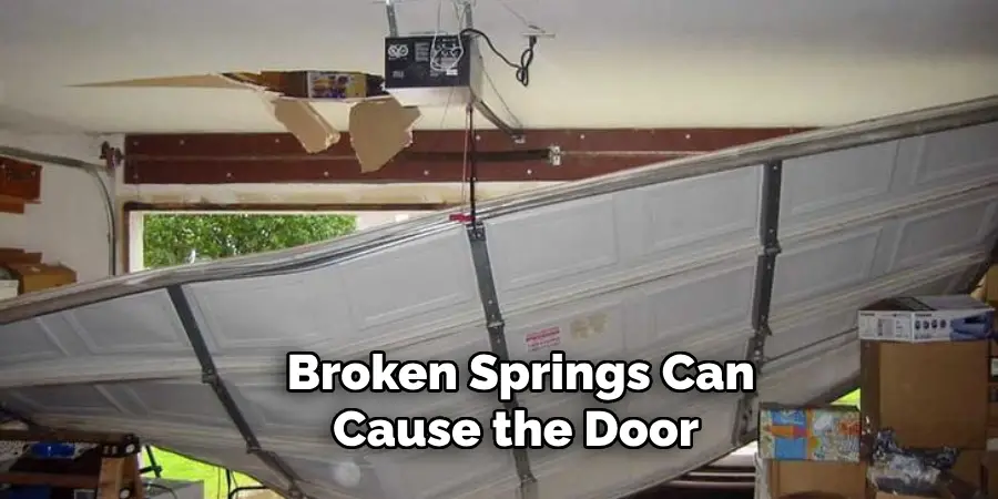 Broken Springs Can Cause the Door 