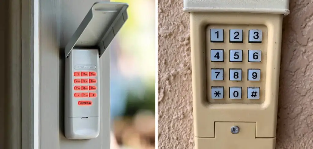 How to Change the Code on A Liftmaster Keypad