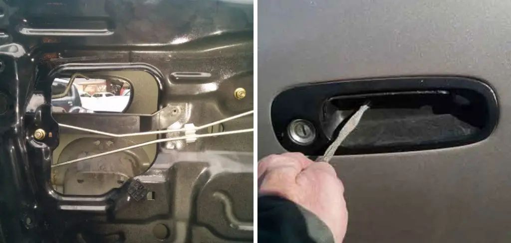 How to Open Car Door with Broken Handle from Outside