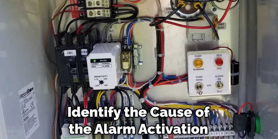 Identify the Cause of the Alarm Activation