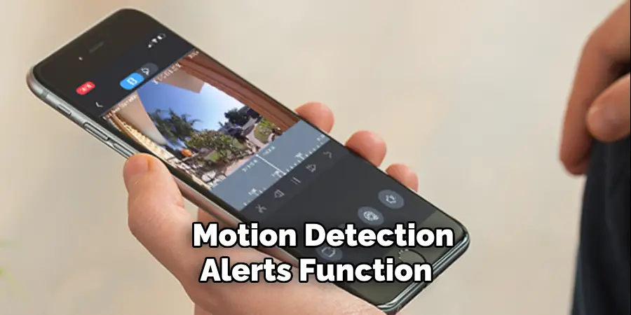 Motion Detection Alerts Function 