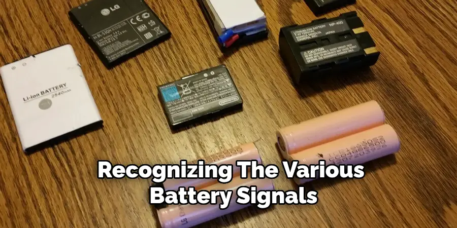 Recognizing the Various Battery Signals