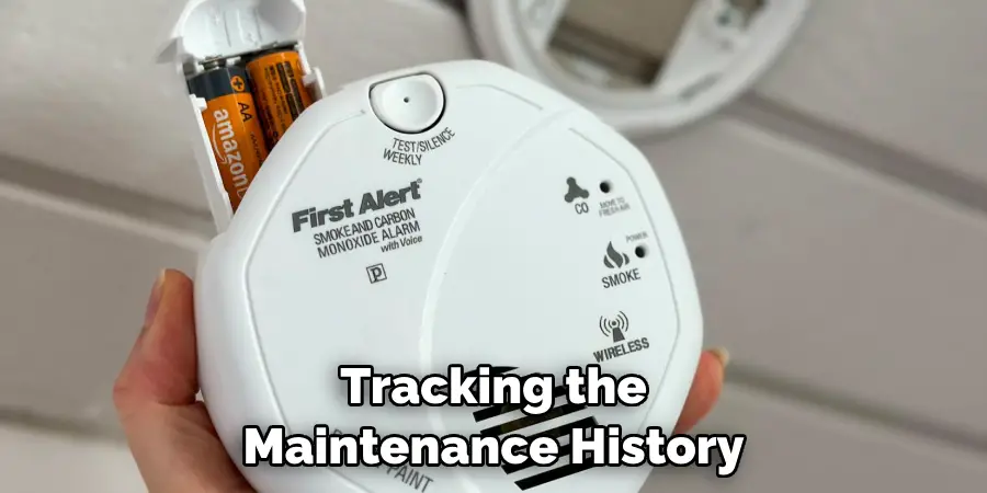 Tracking the Maintenance History