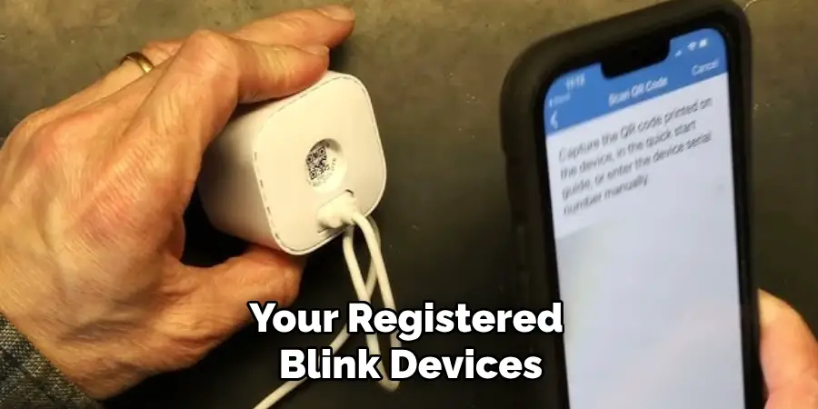 Your Registered Blink Devices