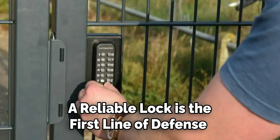 A Reliable Lock is the First Line of Defense 