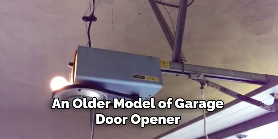 An Older Model of Garage Door Opener 