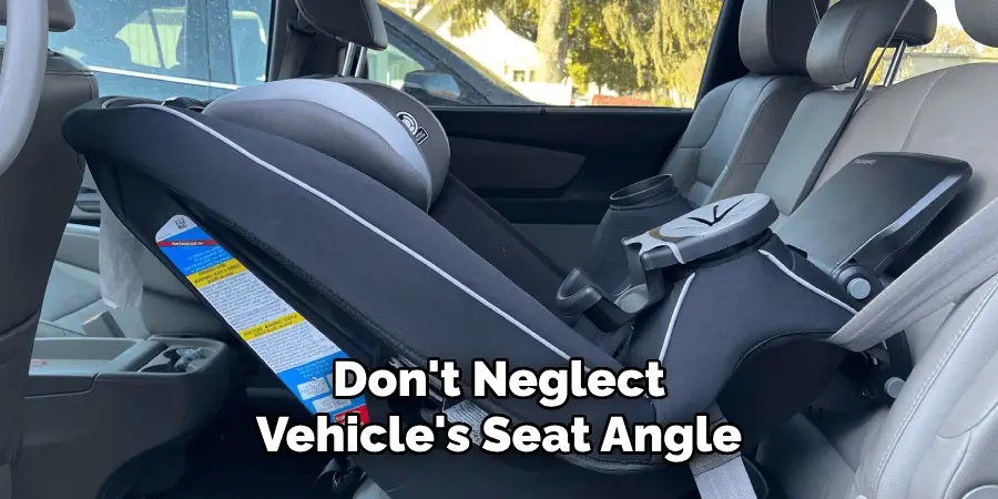 Don't Neglect Vehicle's Seat Angle