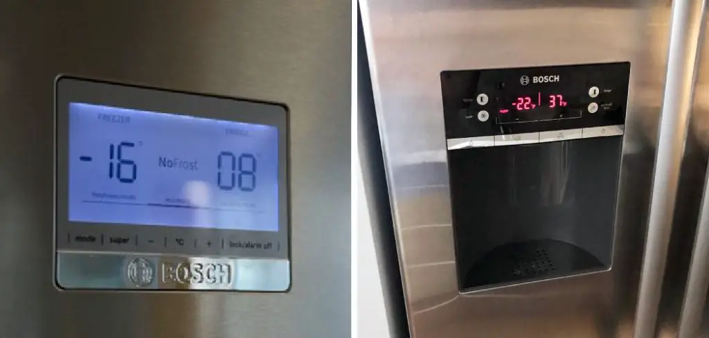 How to Reset Bosch Fridge-freezer Alarm