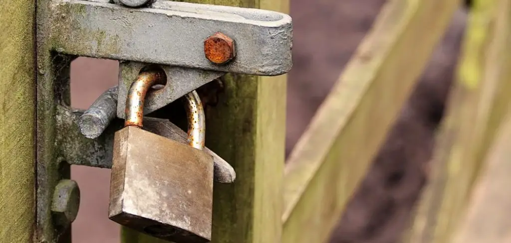 How to Secure Backyard Gate