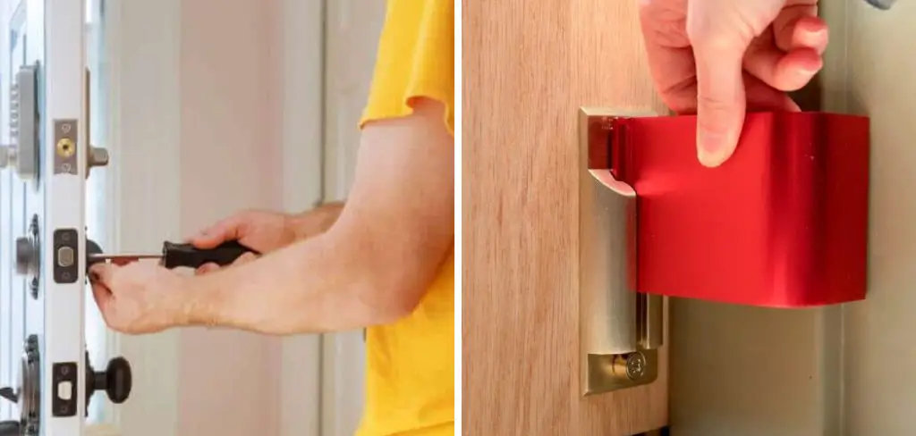 How to Secure Outswing Door