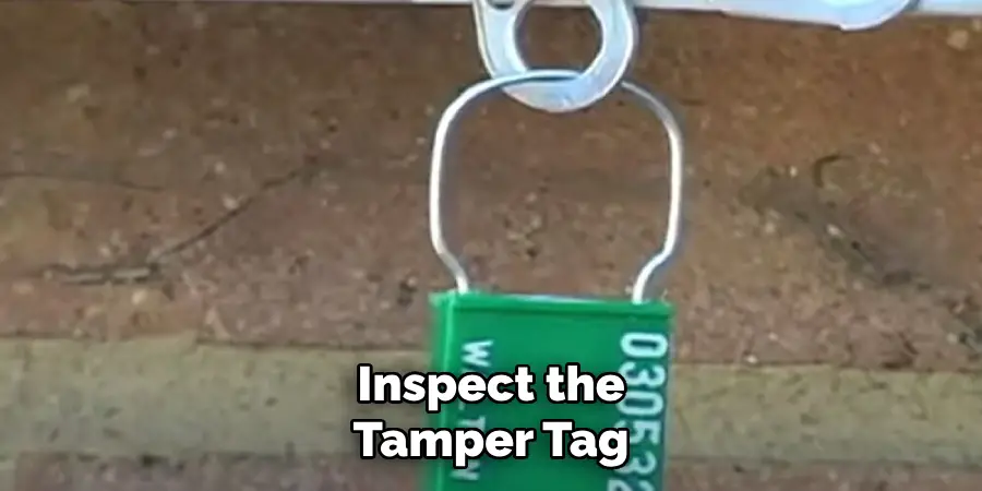 Inspect the Tamper Tag