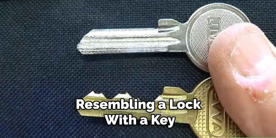 Resembling a Lock With a Key