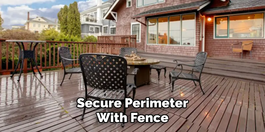 Secure Perimeter With Fence