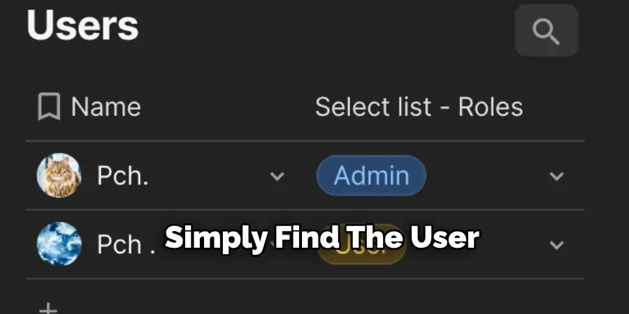 Simply Find the User