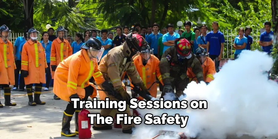 Training Sessions on the Fire Safety 