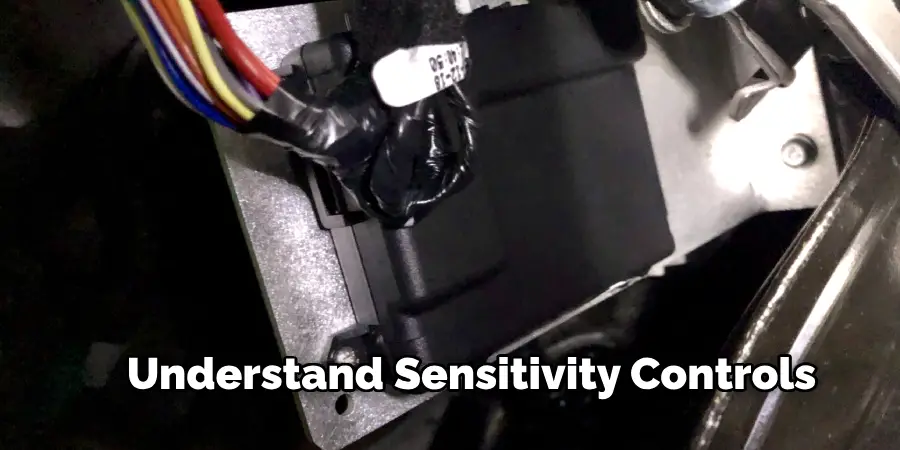 Understand Sensitivity Controls