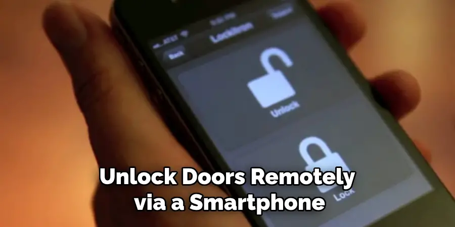 Unlock Doors Remotely via a Smartphone