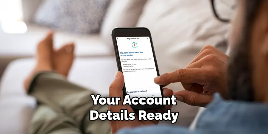 Your Account Details Ready