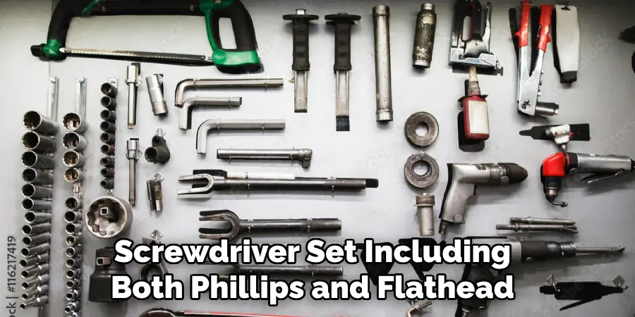 A Screwdriver Set Including Both Phillips and Flathead