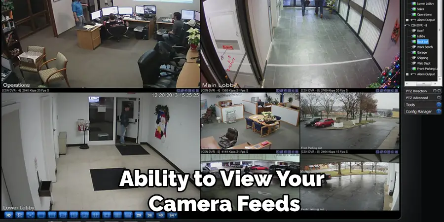 Ability to View Your Camera Feeds