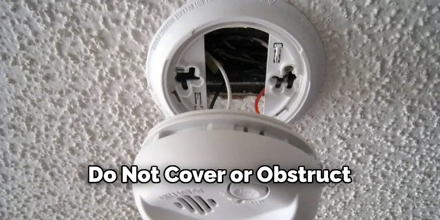 Do Not Cover or Obstruct