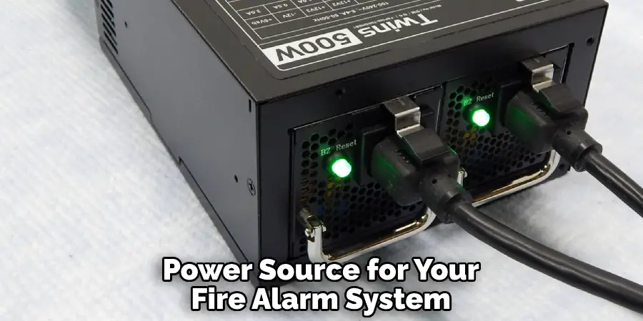 Power Source for Your Fire Alarm System