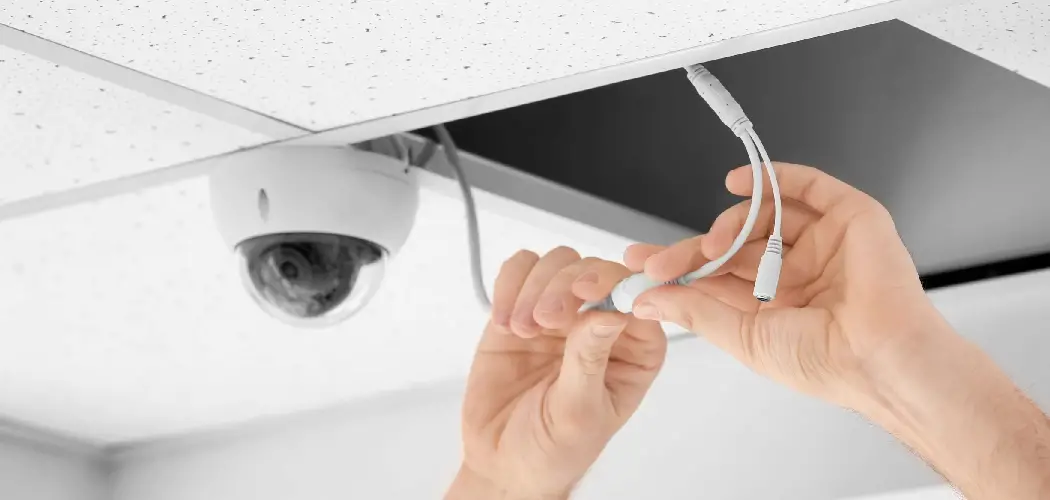 How to Run Security Camera Wires Outside