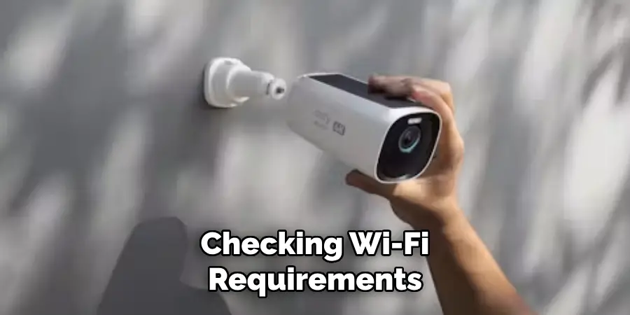 Checking Wi-Fi Requirements