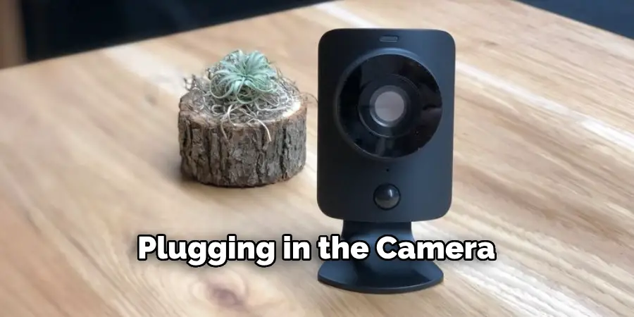 Plugging in the Camera