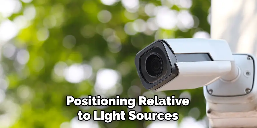 Positioning Relative to Light Sources