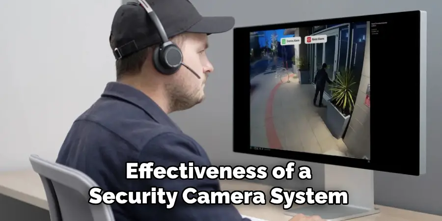 Effectiveness of a Security Camera System