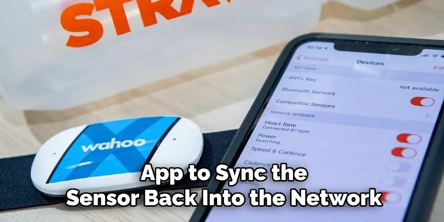 App to Sync the Sensor Back Into the Network