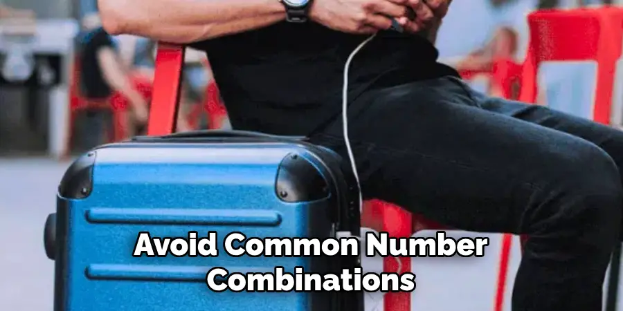 Avoid Common Number Combinations