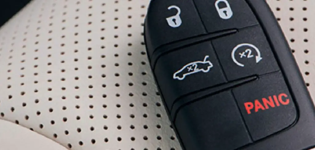 How to Reprogram a Chrysler Key Fob